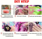Preview: Diamond Painting Zwei schöne lila Papageien